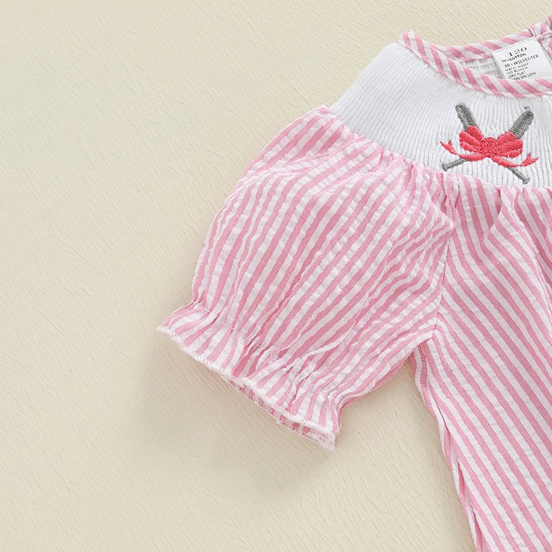 Embroidered Floral A-Line Girl Dress