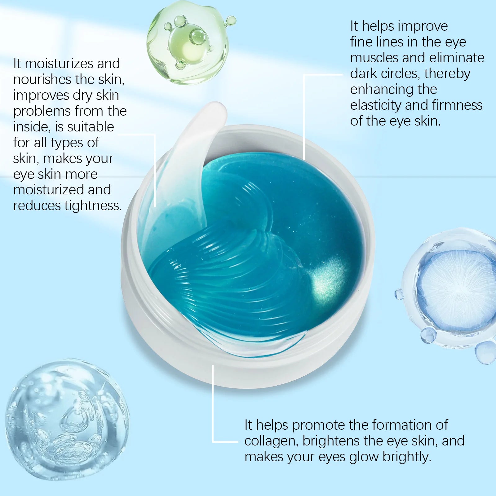 60Pairs Retinol Moisturizing Eye Mask