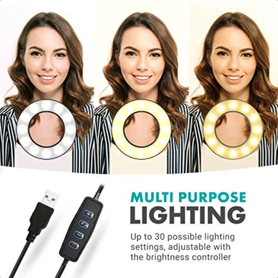 Movo VGC1 Flexible USB Ring Light