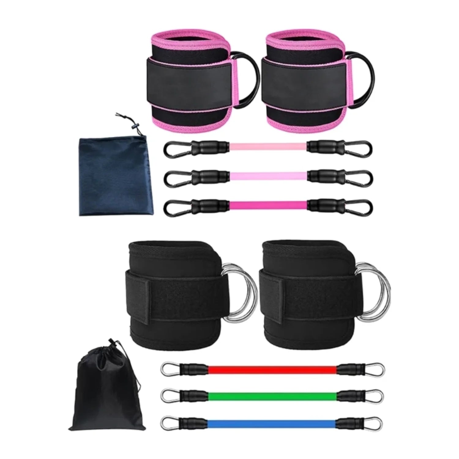 Ankle Strap Glute & Leg Bands Set