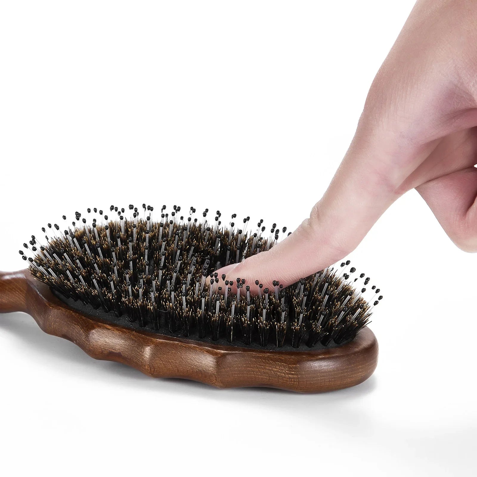 Professional Wooden Bristle Hair Comb
