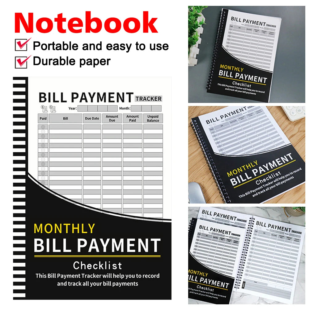 Monthly Bill Payment Organizer Book