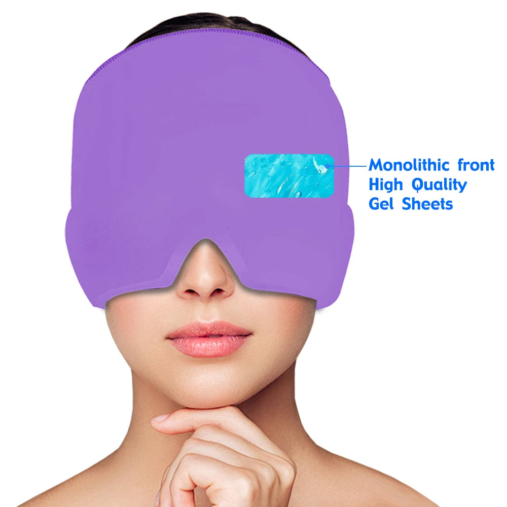 Migraine Relief Gel Therapy Hat Cap