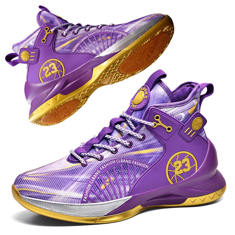 Men's Fashion Basketball Running Sneakers