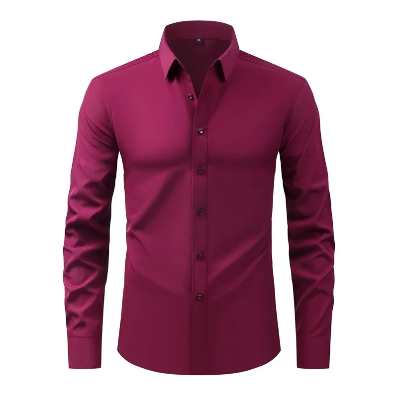 Men's Classic Long Sleeve Casual Shirt