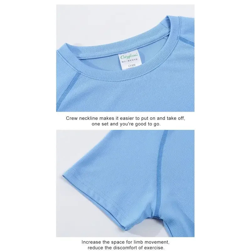 Boy Quick Dry Sports T-Shirt Summer