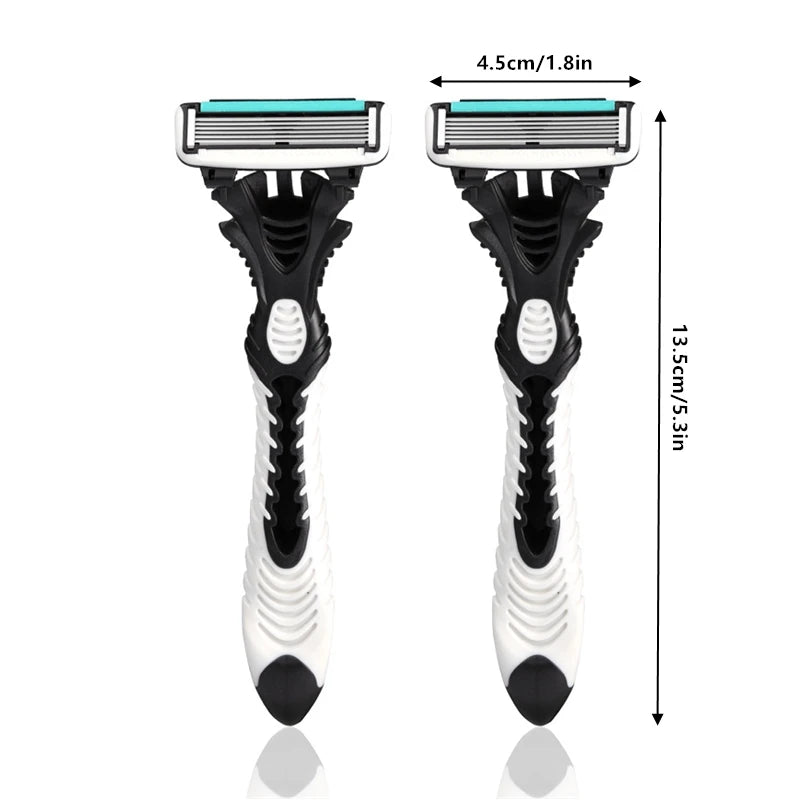 Manual Razor with 6-Layer Sharp Blades