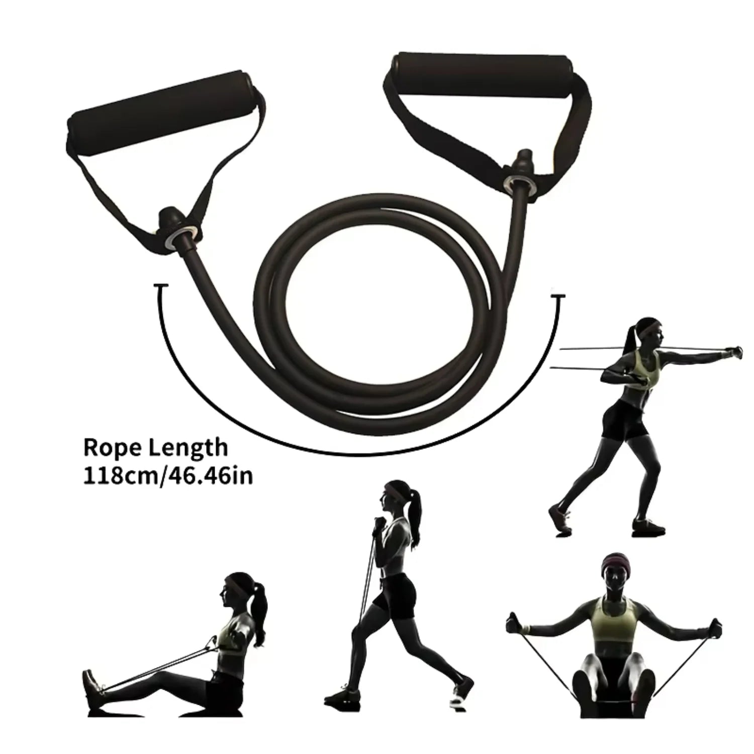 Workout Resistance Bands with Handles