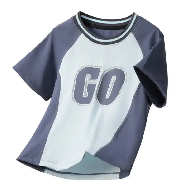 Kids O-Neck Sports Training T-Shirt