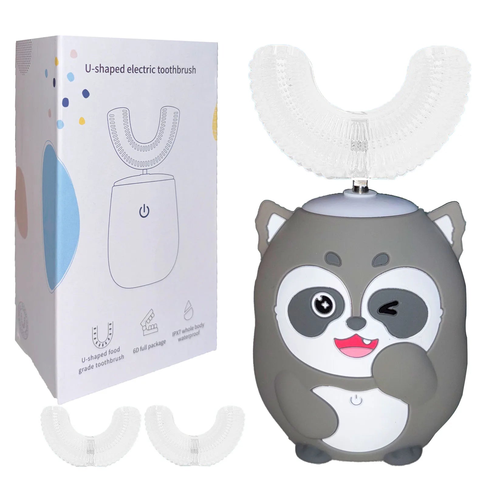 Cartoon U-Shaped Toothbrush for Kids