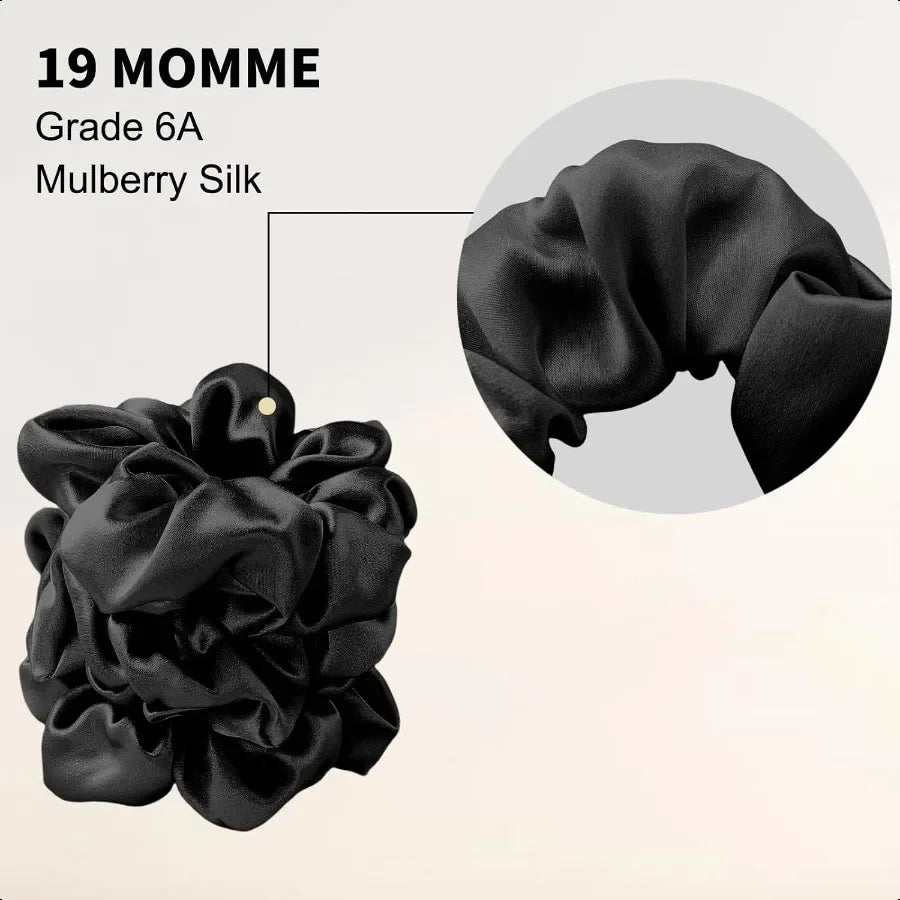 ZIMASILK Mulberry Silk Hair Scrunchies