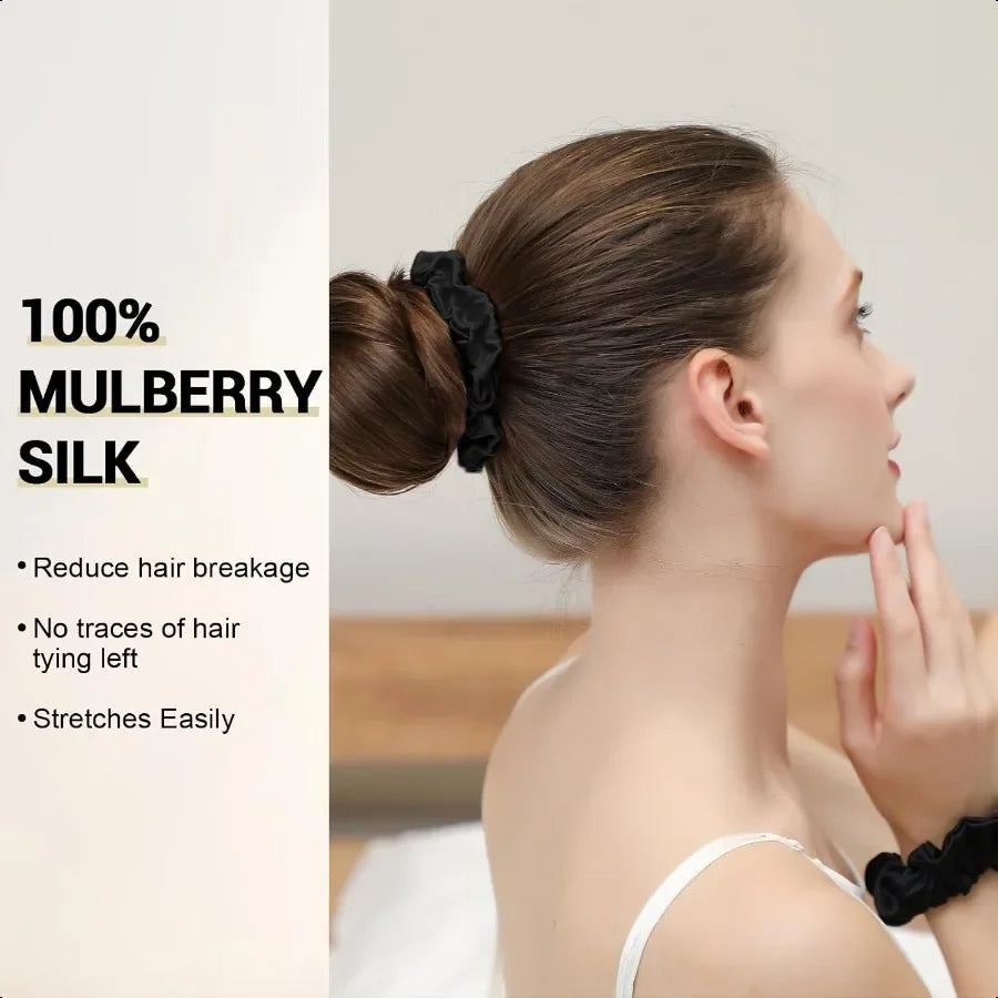 ZIMASILK Mulberry Silk Hair Scrunchies