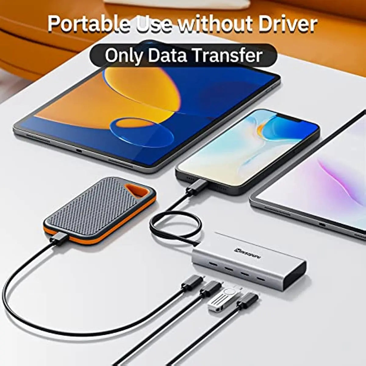 Minisopuru 4-Port USB C Hub 10Gbps