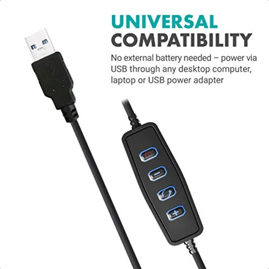 Movo VGC1 Flexible USB Ring Light