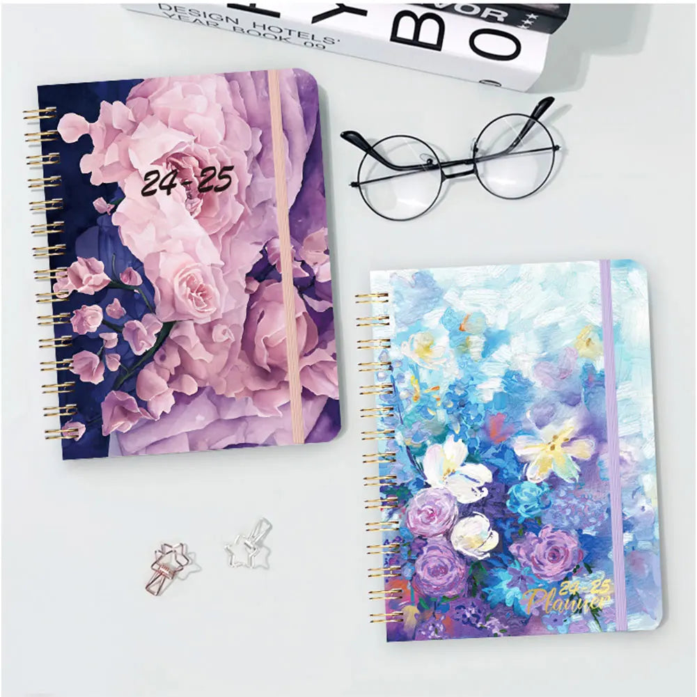 2025 A5 Monthly Weekly Planner Notebook