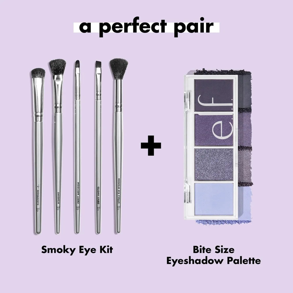 Smoky Eye Brush Kit, 5 Vegan Brushes