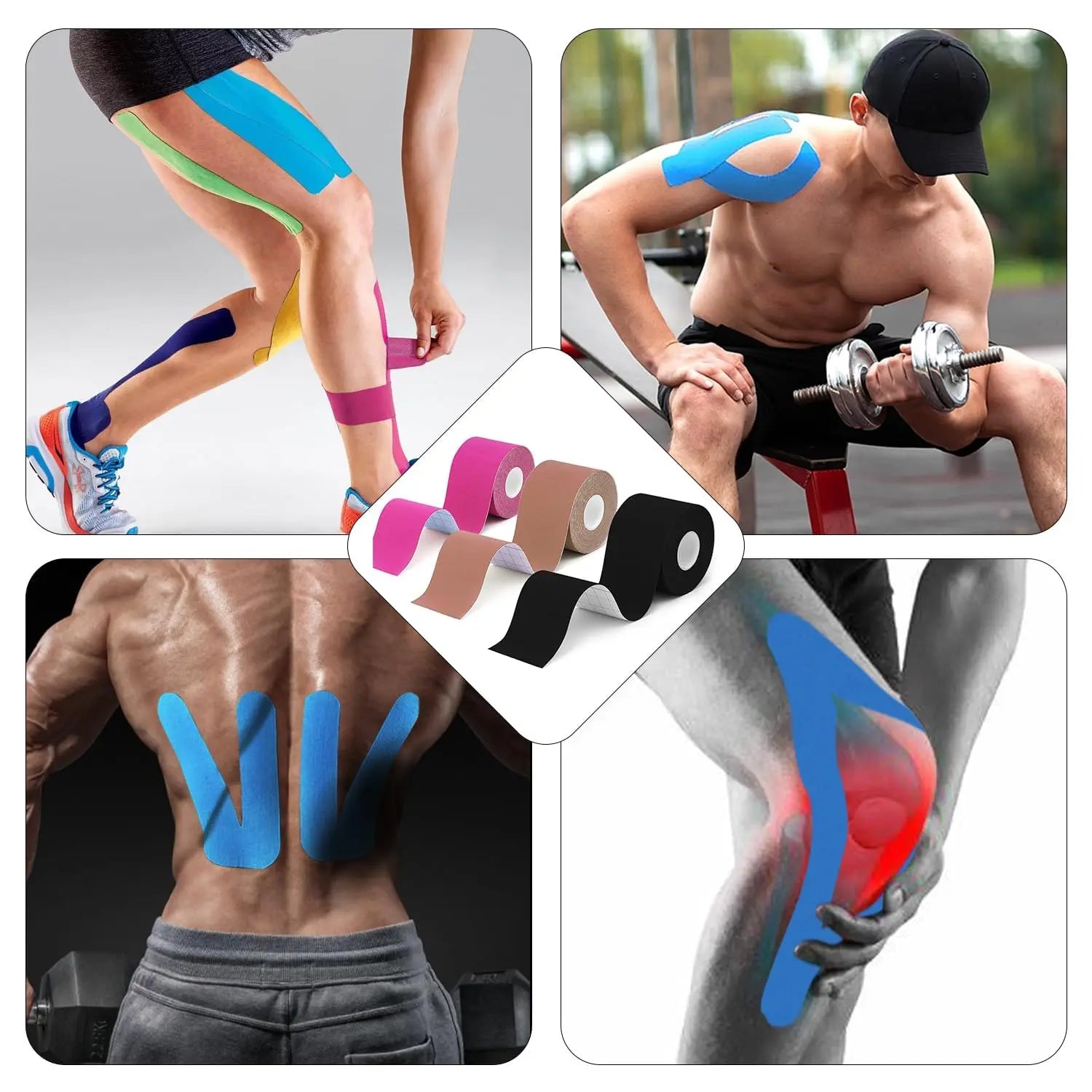 Waterproof Kinesiology Tape Roll 16ft