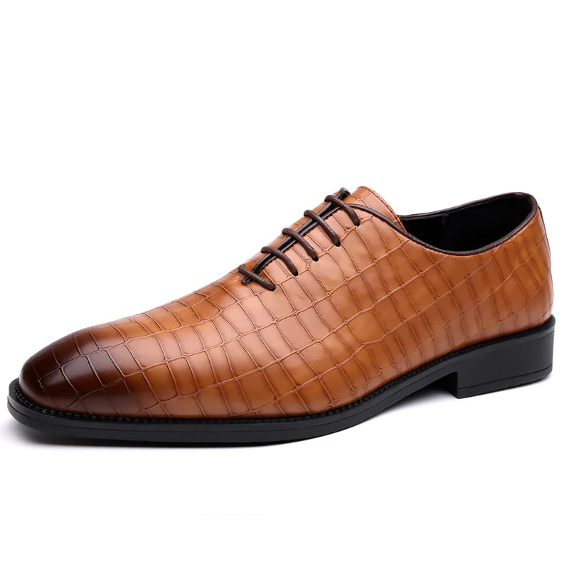 Luxury Men's Brogue Leather Oxford Shoes