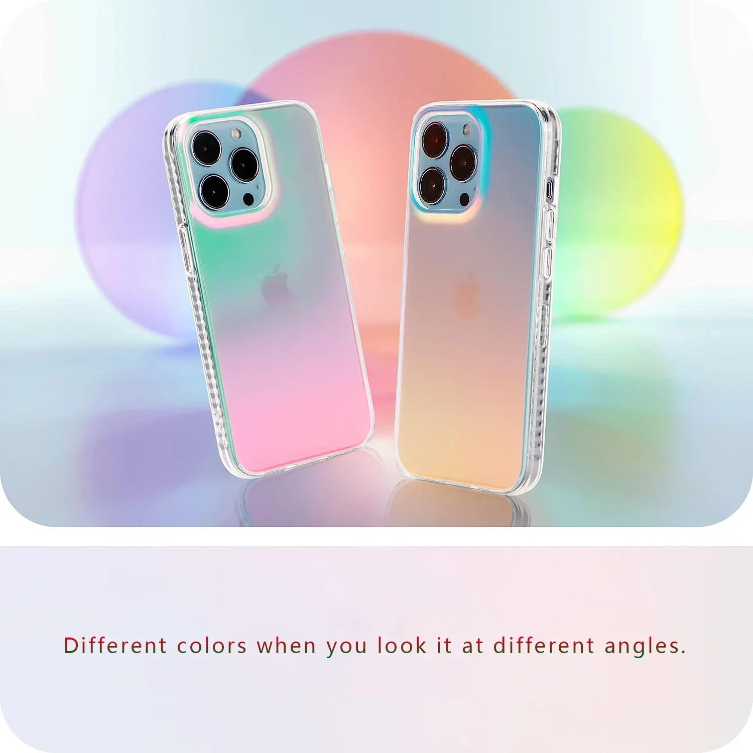 Fluorescent Iridescent Matte iPhone Case