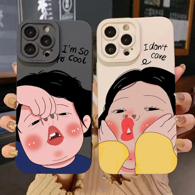 Funny Couple Case for iPhone 16 Pro Max