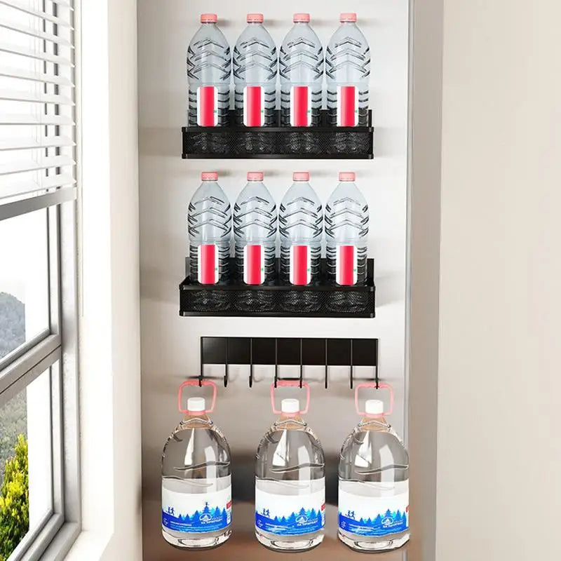 Magnetic Spice Rack Fridge Side Shelf