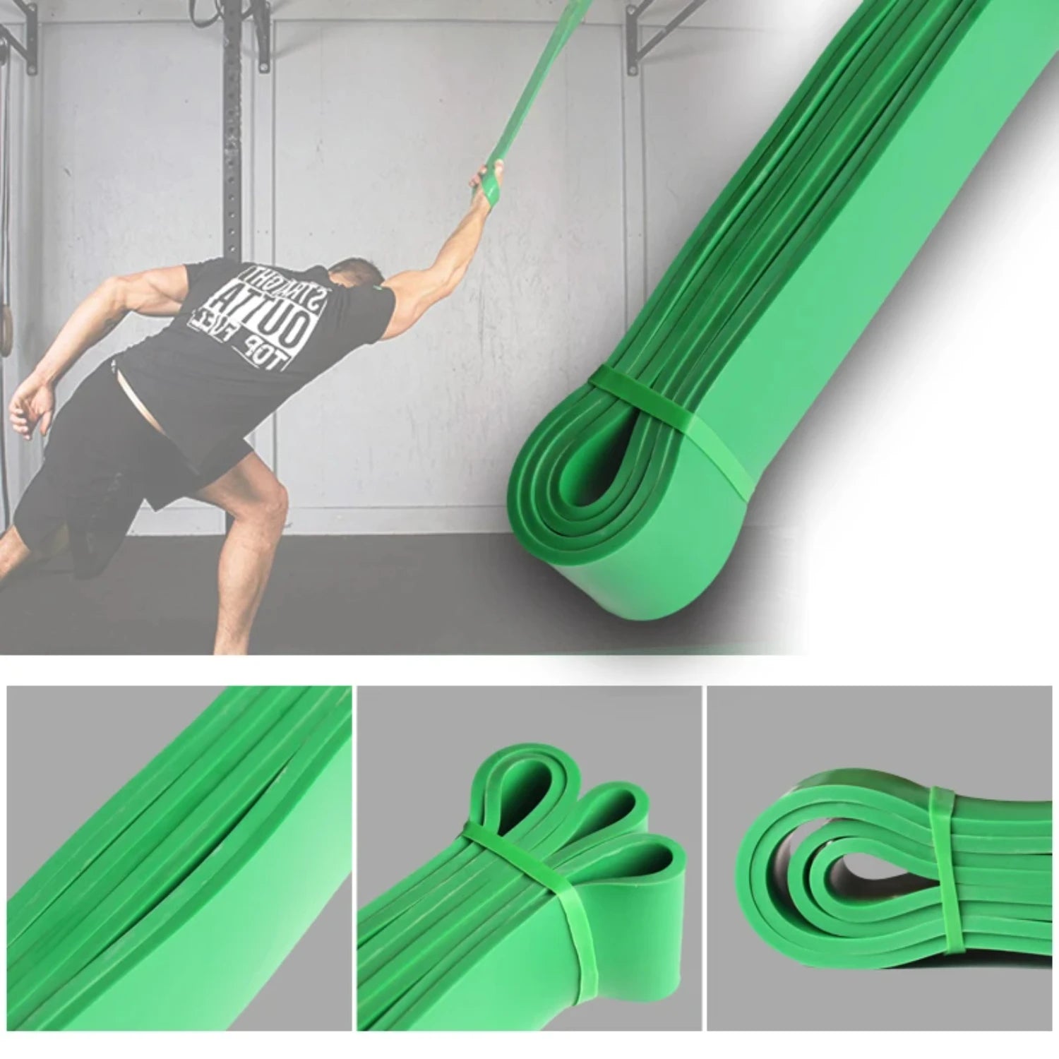 Premium Latex Resistance Bands Set