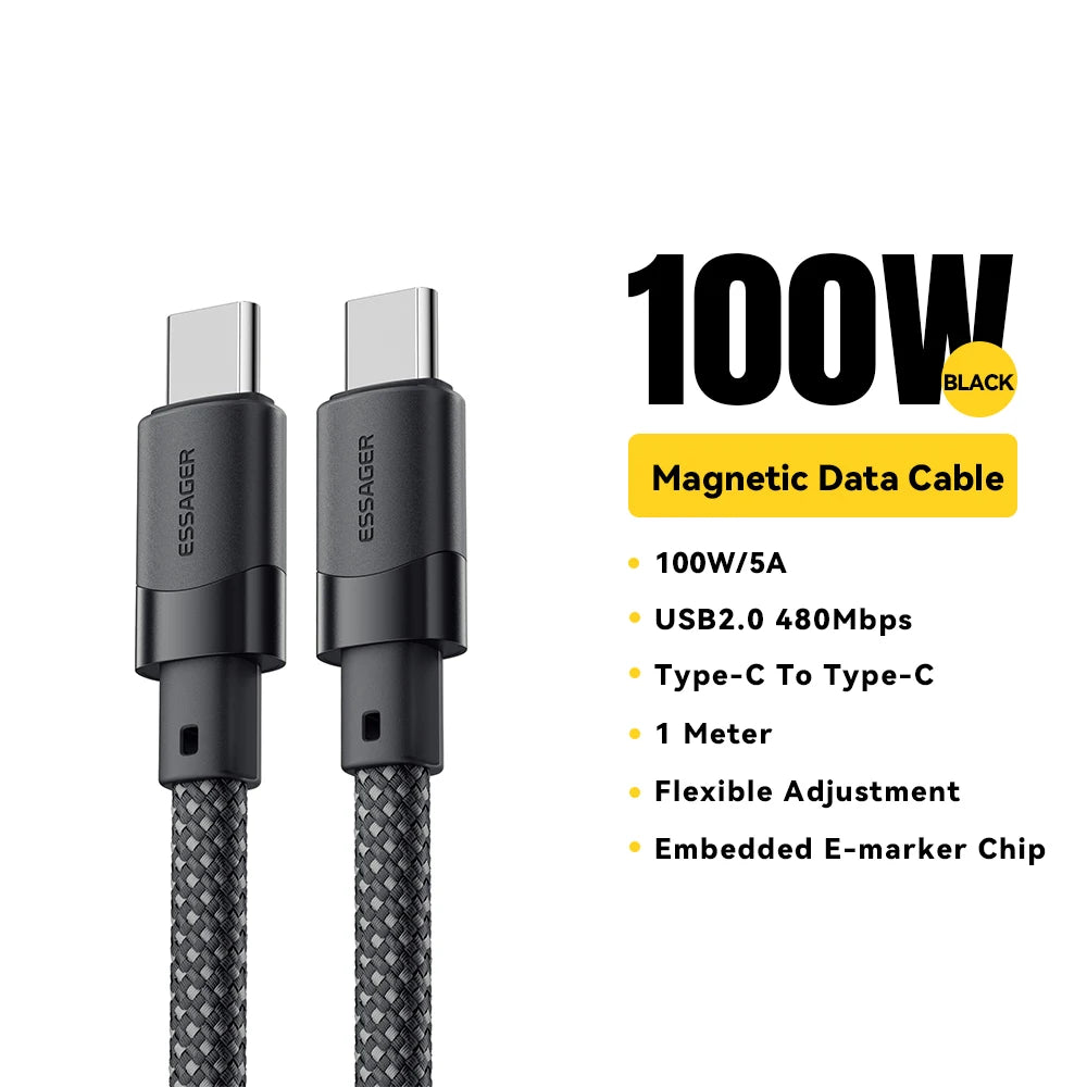 100W USB C Magnetic Fast Cable