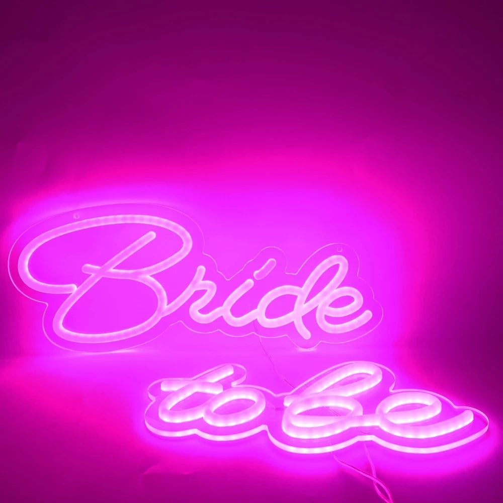 Bride To Be LED Neon Wall Sign