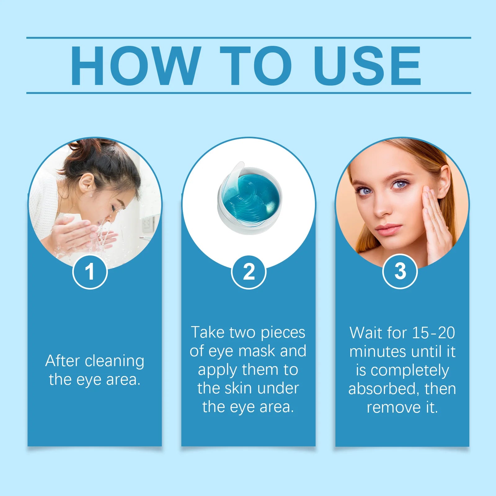 60Pairs Retinol Moisturizing Eye Mask