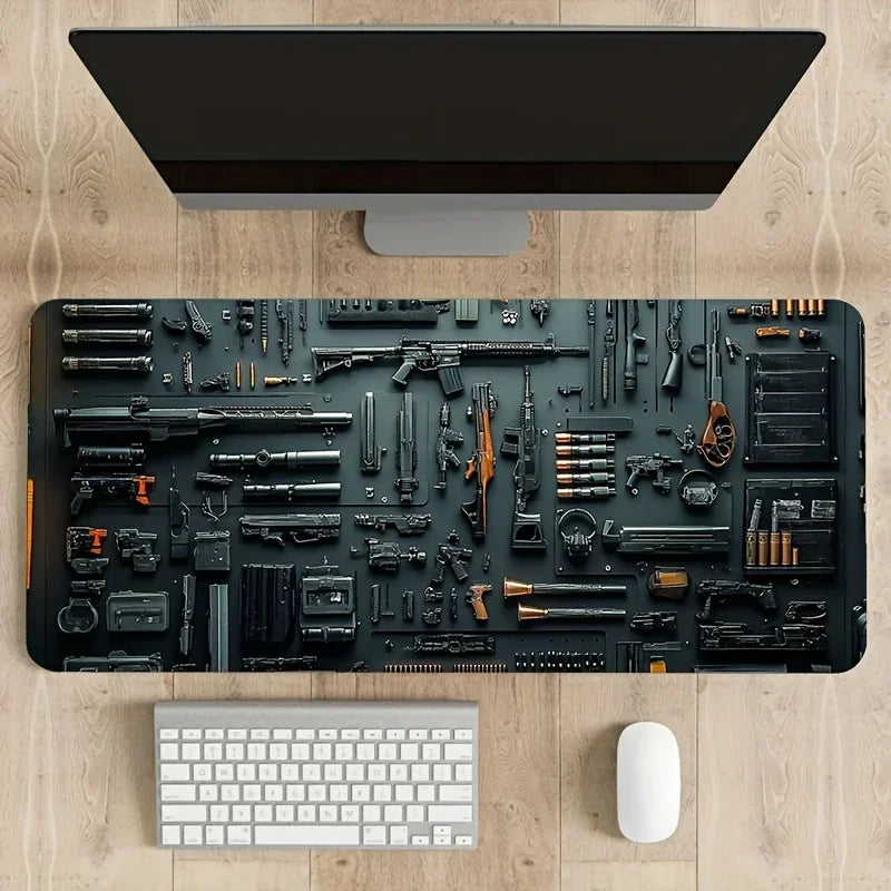 ftvae Gun Parts XXL Gaming Mouse Pad