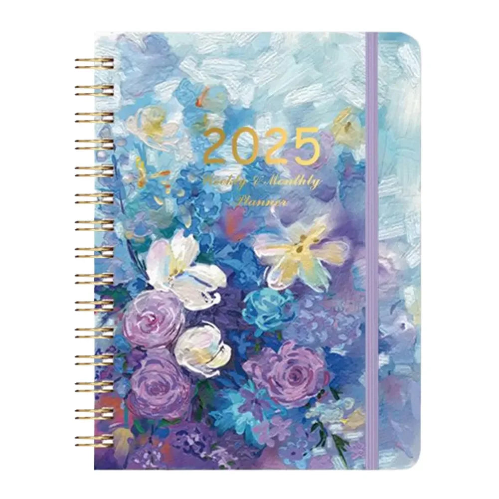 2025 A5 Weekly Spiral Planner Notebook