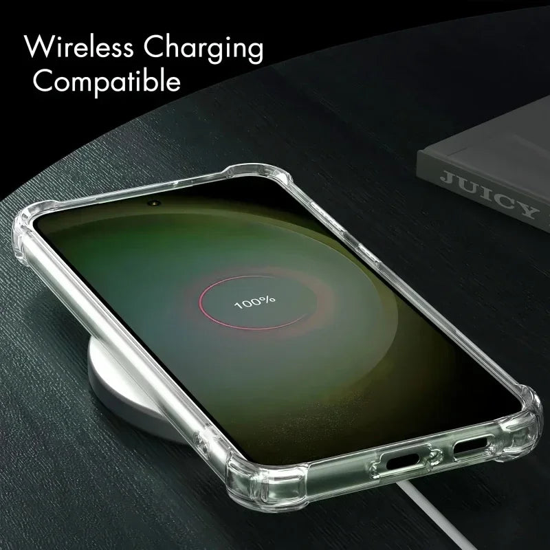 Transparent Shockproof Samsung Case