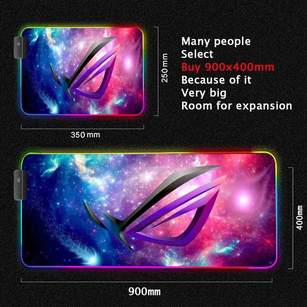 ftvae RGB ROG Gaming Mouse Pad LED Mat