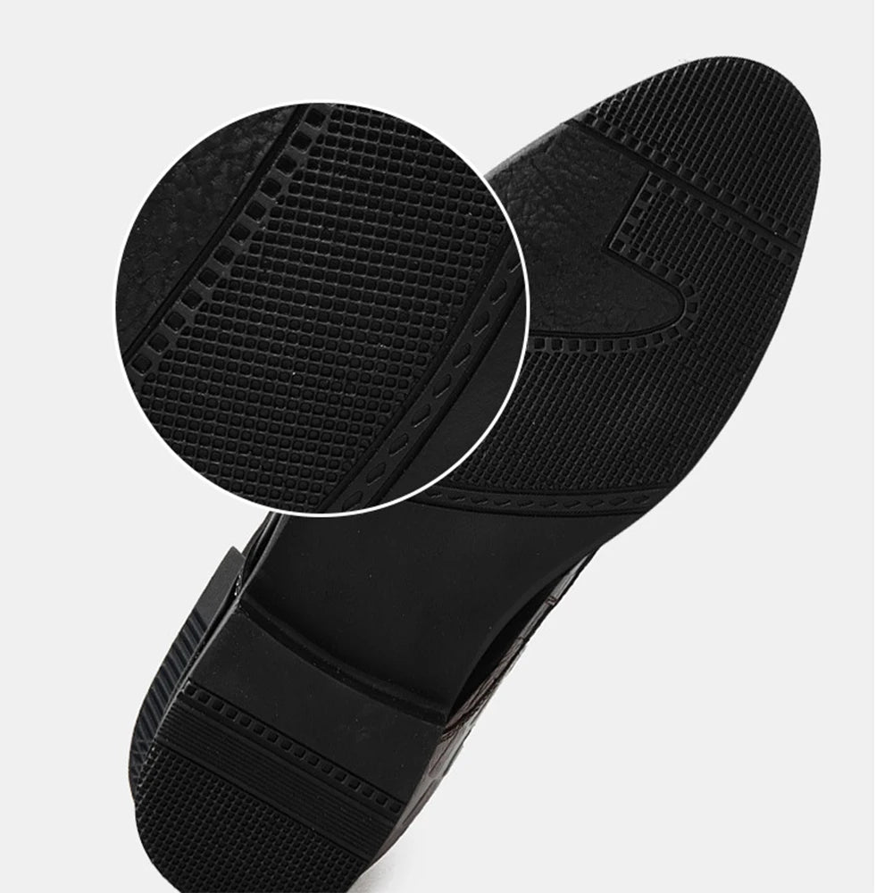 Men's Patent Leather Formal Oxford Shoes