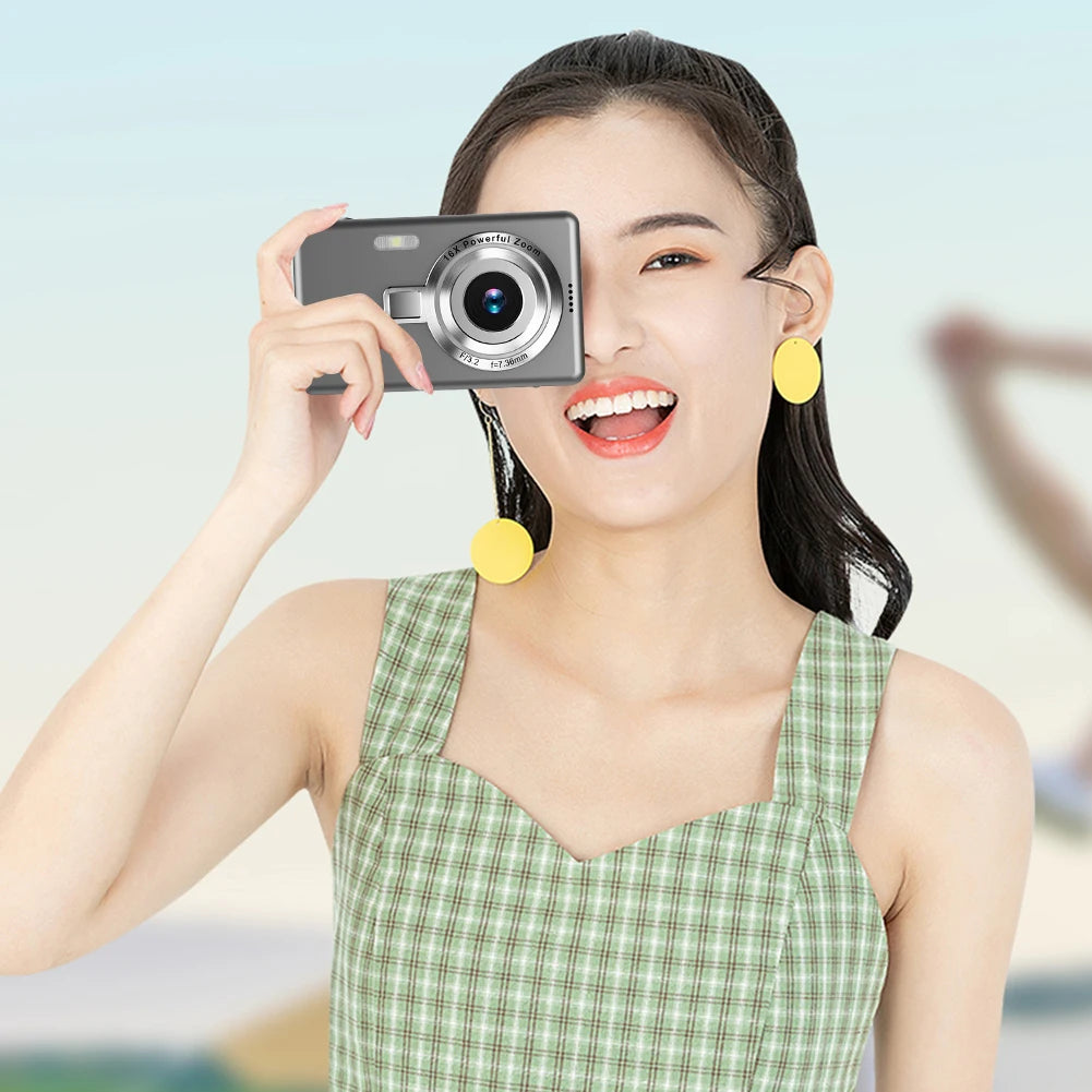 4K HD Vlogging Camera – 96MP Portable