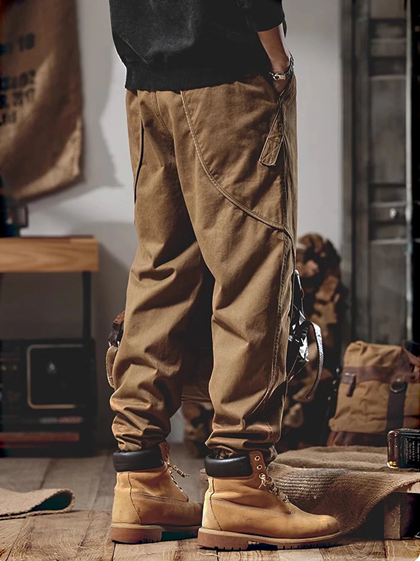 Men’s Tactical Quick-Dry Cargo Joggers