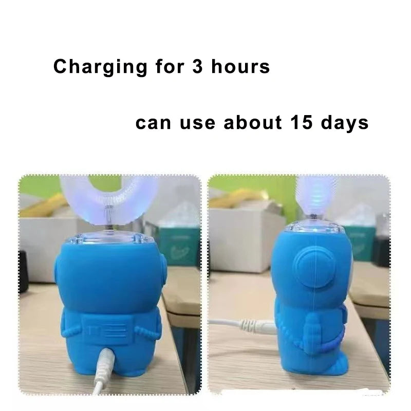 360° U-Shaped Kids Electric Toothbrush