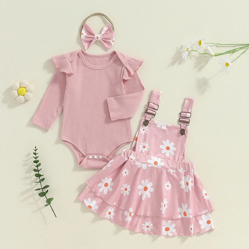 Baby Girl Knit Sweater Skirt Set