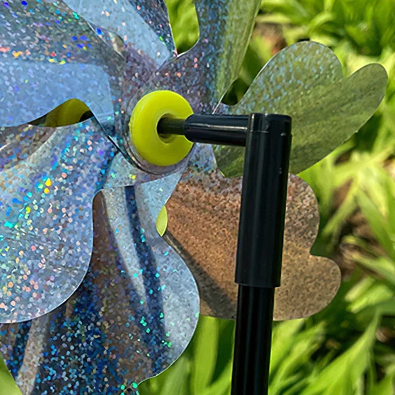 Laser Bird Repellent Windmill Spinner