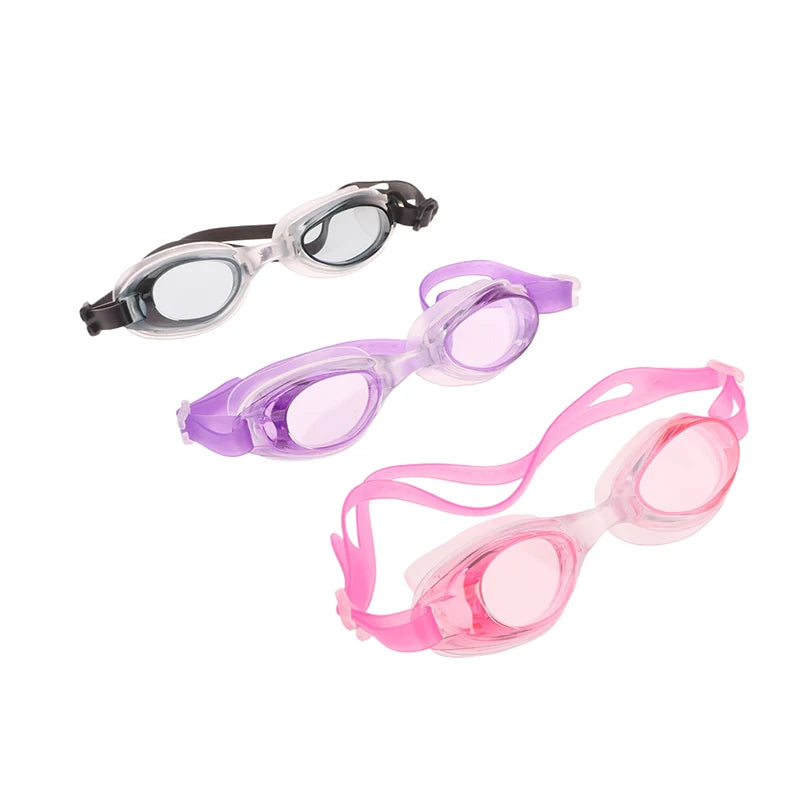 Kids Anti-Fog Swim Goggles w/ Earplugs