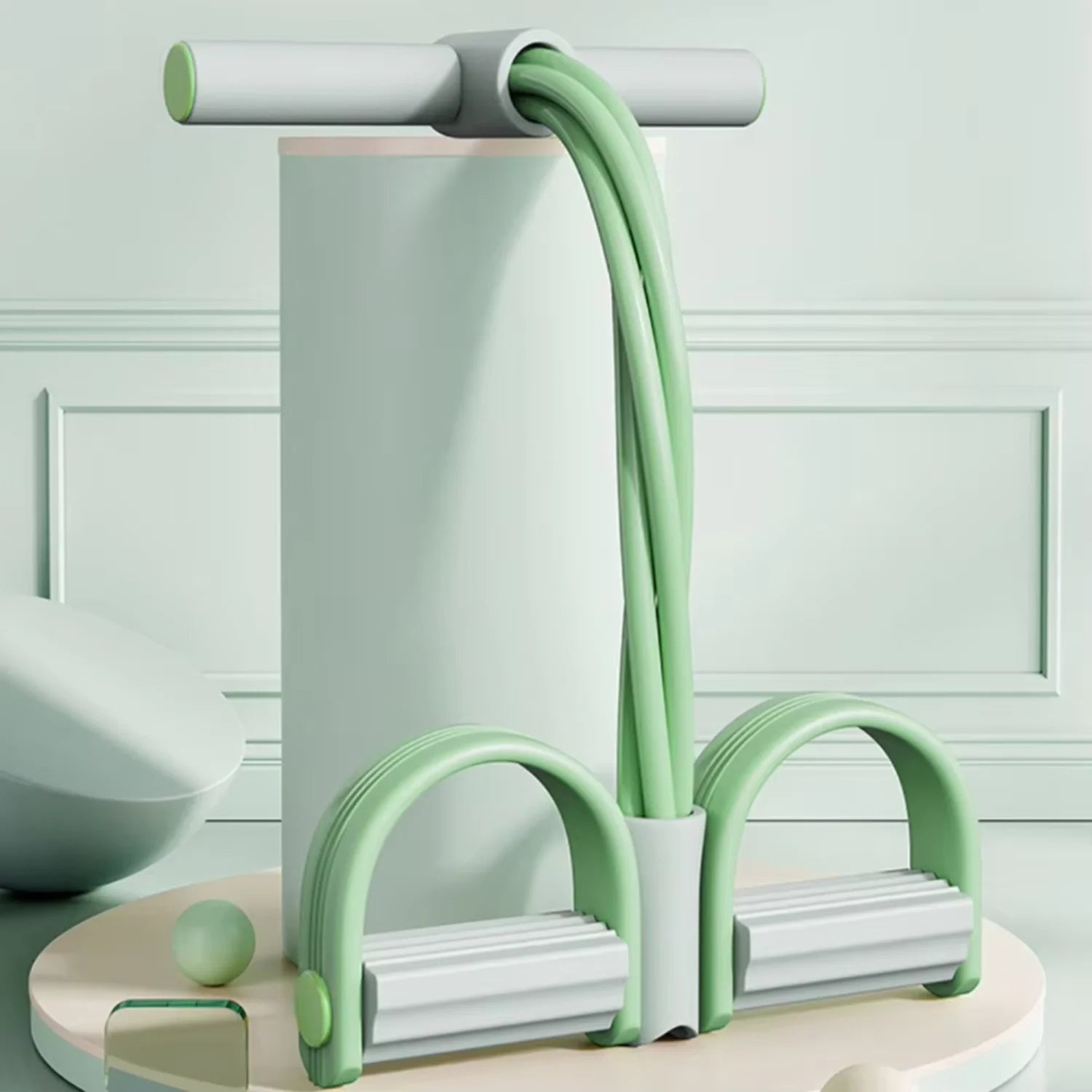 4-Tube Latex Pedal Resistance Bands