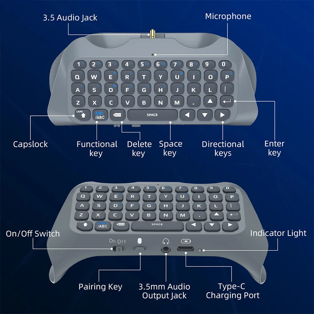 PS5 Wireless Controller Chatpad BT 3.0