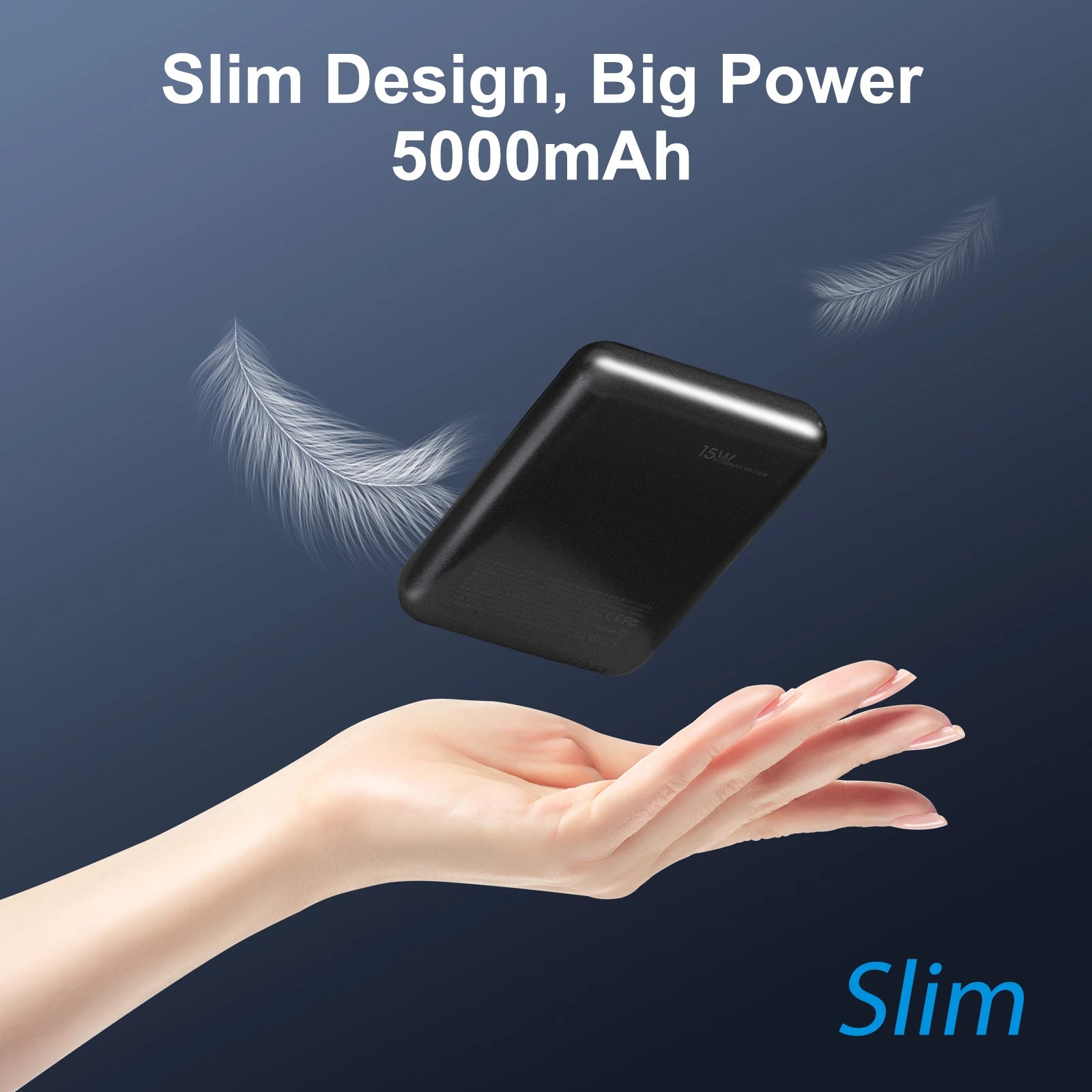 Magnetic 5000mAh Wireless Power Bank