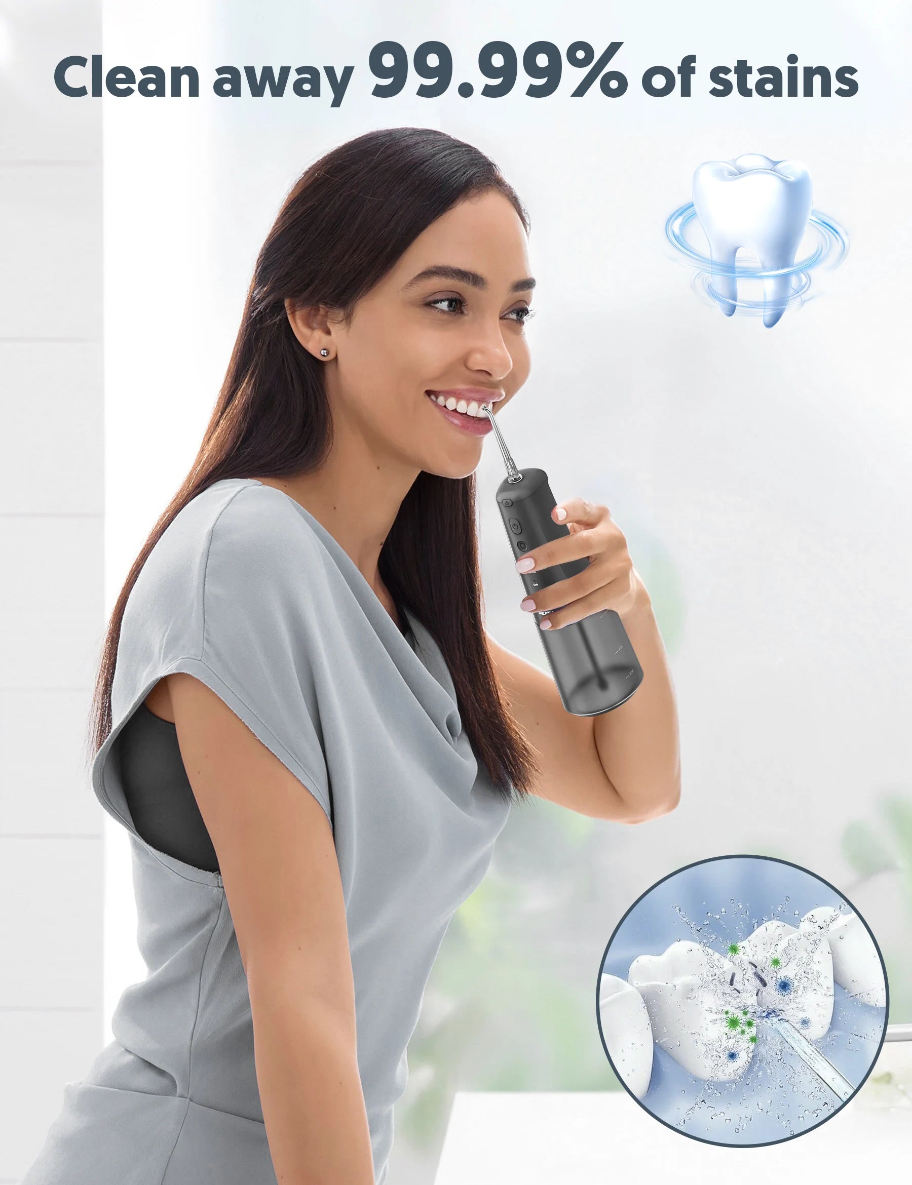 Electric Water Flosser with 6 Jets