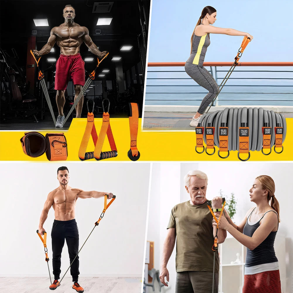 Heavy Duty Resistance Bands Set