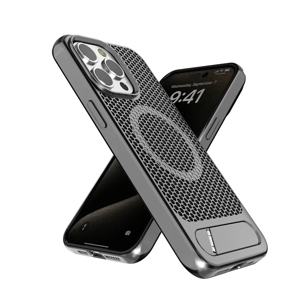 Luxury Cooling Magnetic iPhone Case
