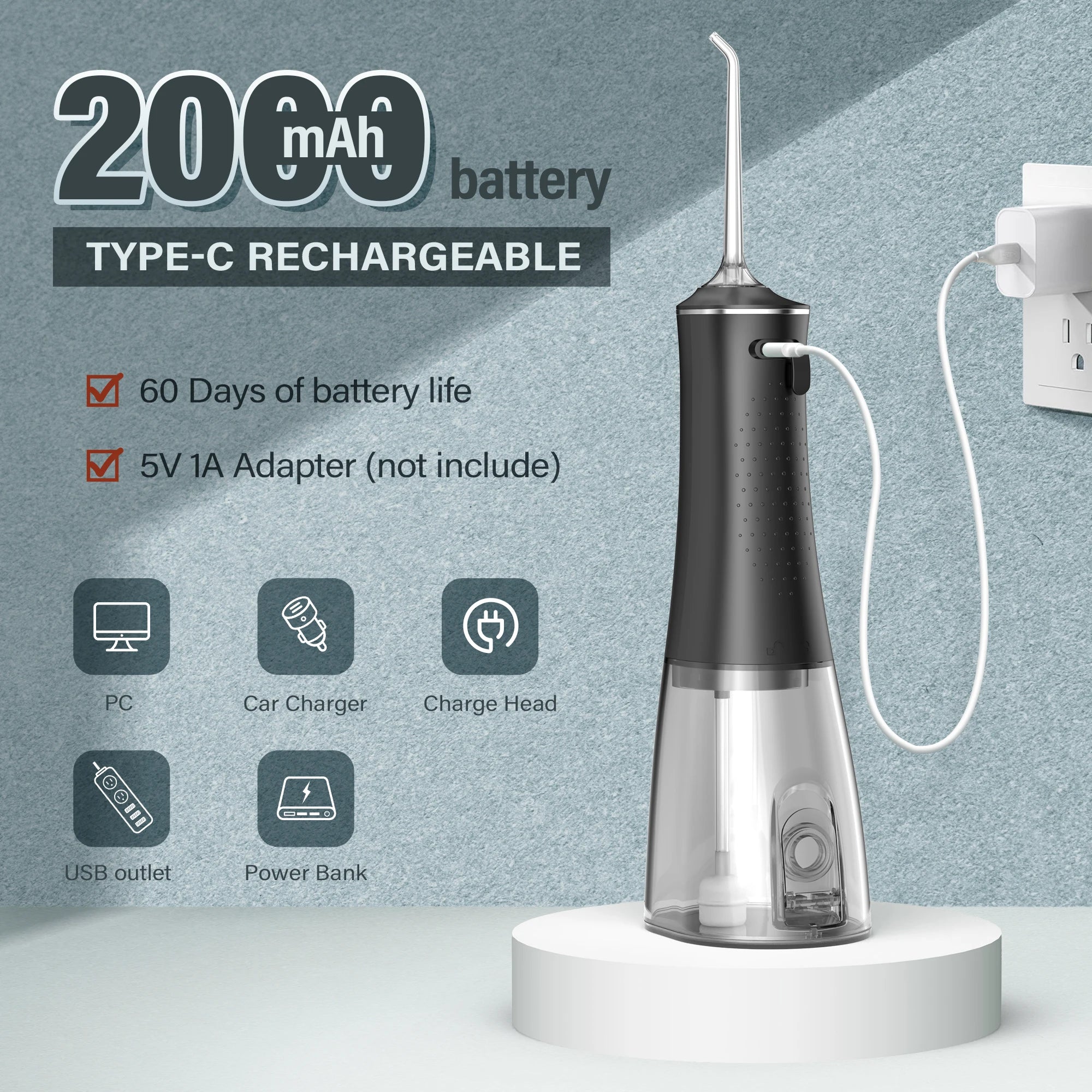 Sejoy Magnetic Rechargeable Water Flosser