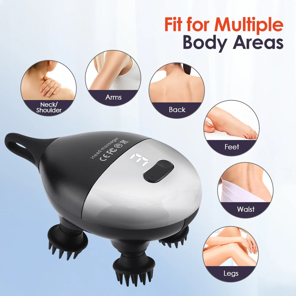 Electric Scalp & Migraine Relief Massager