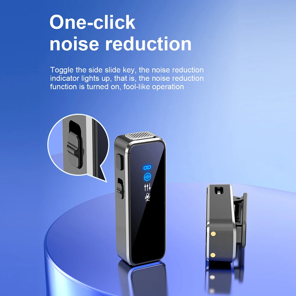 Dual Wireless Lavalier Mic for Phone