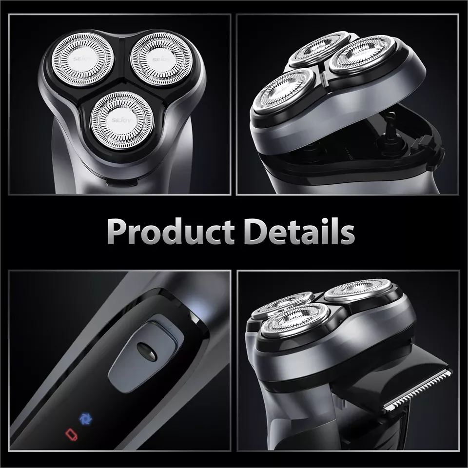 SEJOY Rechargeable Wet Dry Electric Shaver